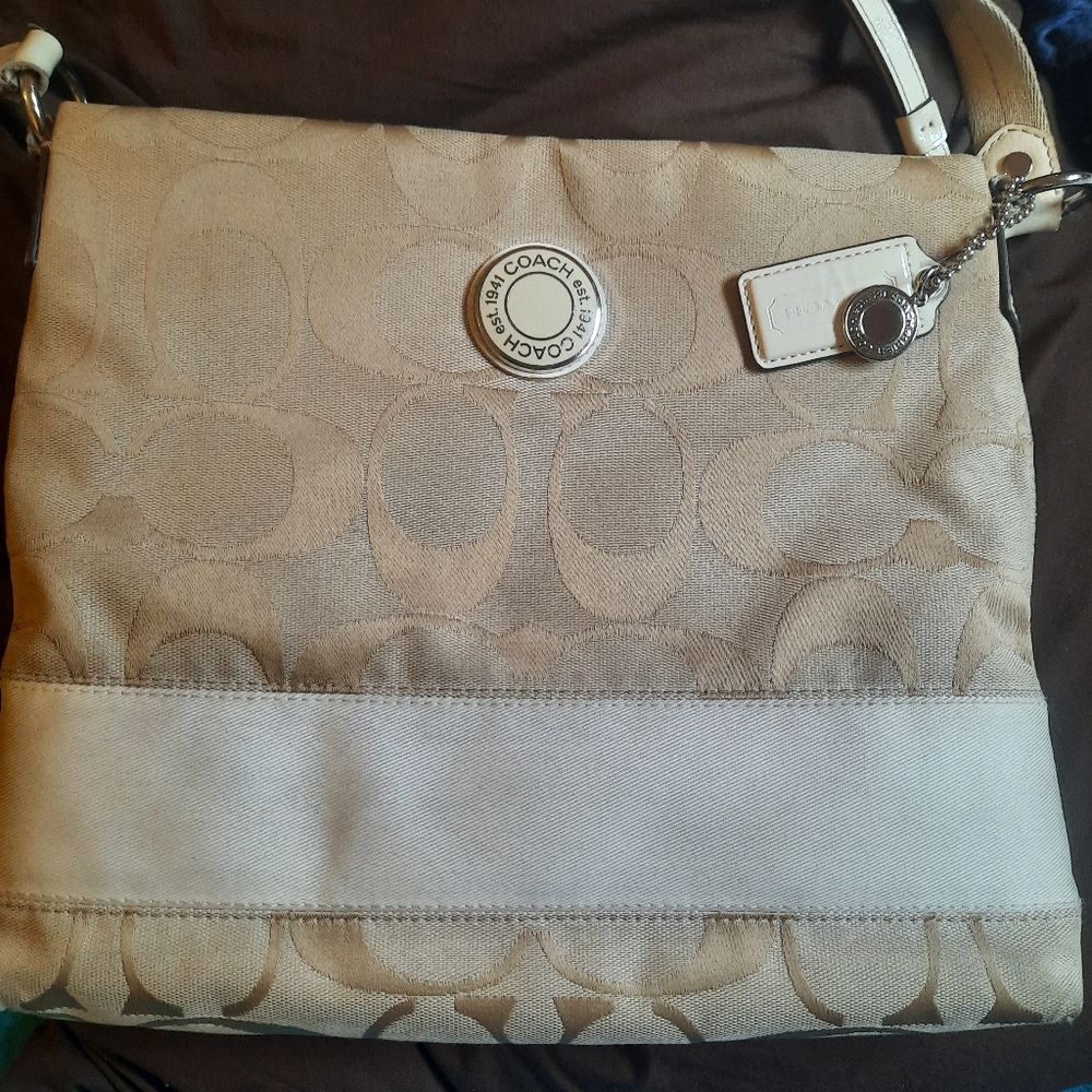 Coach Signature crossbody bag
